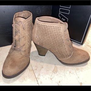 Lace up booties